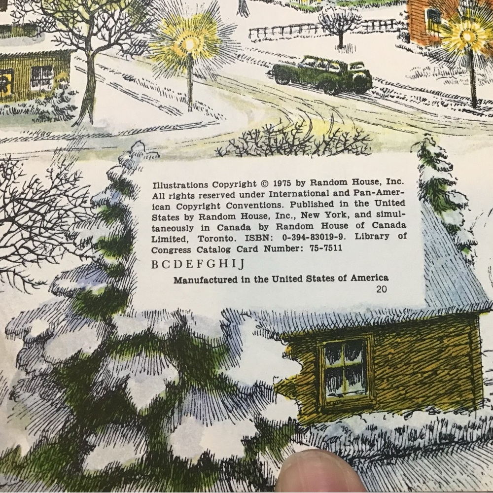 Vintage 1975 edition the night before Christmas paperback - Picture 3 of 4